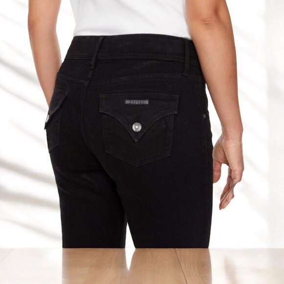 Hudson Los Angeles Women's Straight Leg Jeans Black Size 12/32 - Picture 3 of 7